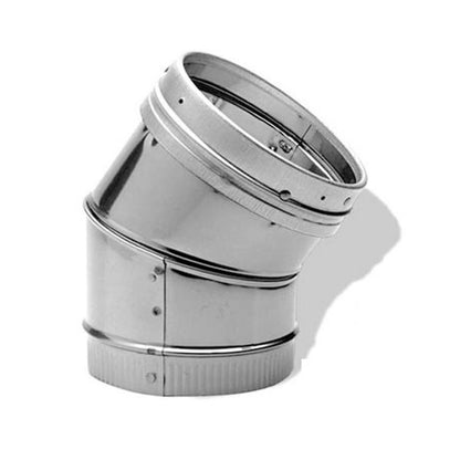 6" DuraLiner 45 Degree Stainless Steel Elbow - 6DLR-E45SS