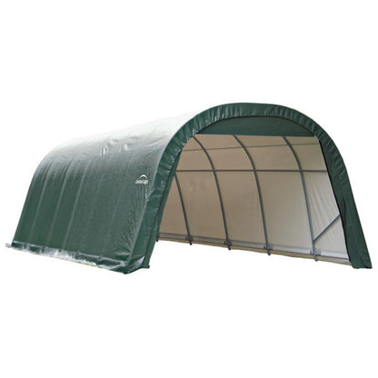 ShelterCoat 12 x 28 Wind & Snow Rated Garage  - Green
