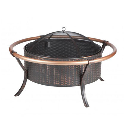 27.5" Copper Rail Fire Pit