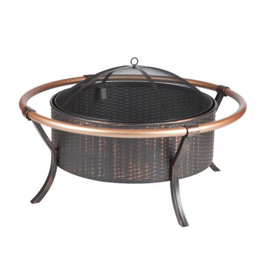 27.5" Copper Rail Fire Pit