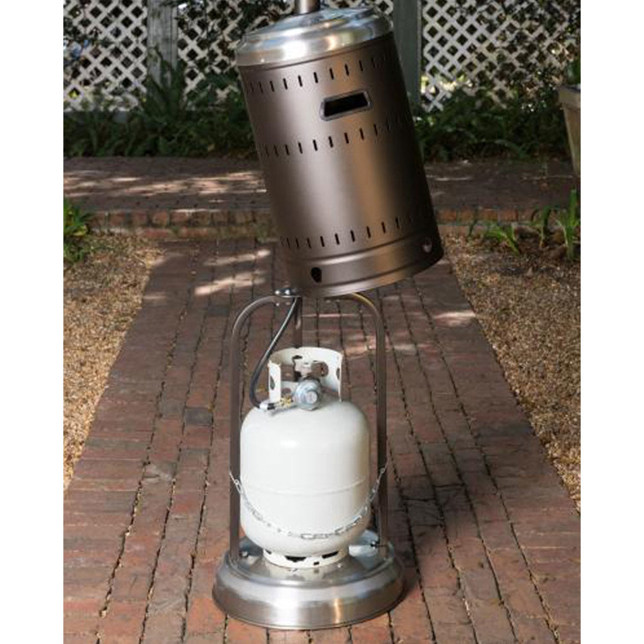 Ash And Stainless Steel Finish Patio Heater