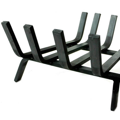 28" Deep Forest Lifetime Fireplace Grate - Extra Heavy-Duty