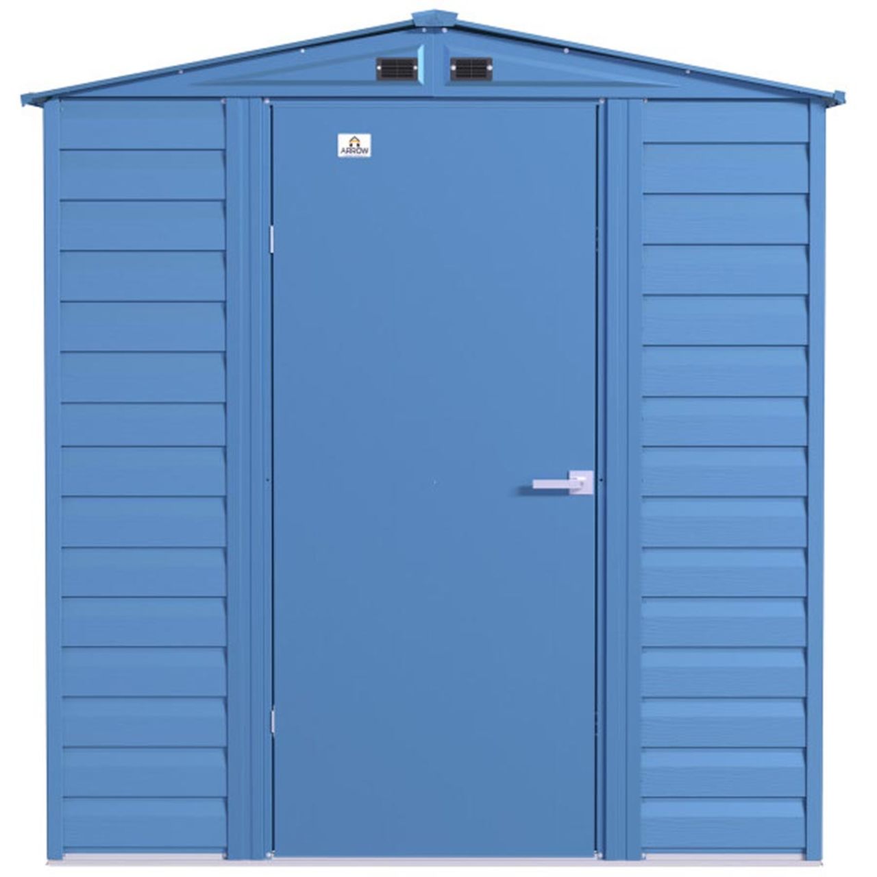 Arrow Select 6' x 5' Steel Storage Shed -  Blue Gray