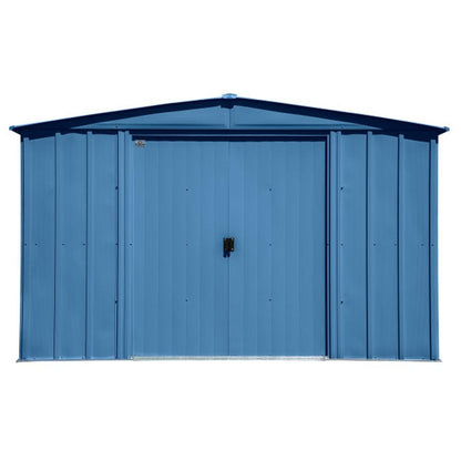 Arrow Classic Steel Storage Shed  10 x 8 Blue Gray