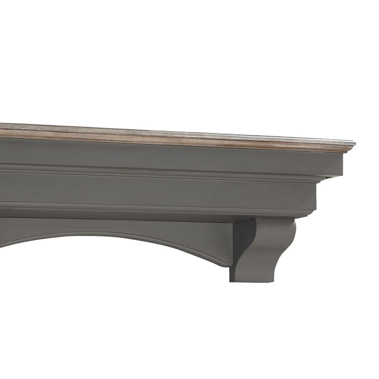 48" Hadley Fireplace Shelf by Pearl Mantels - Cottage Distressed Finish