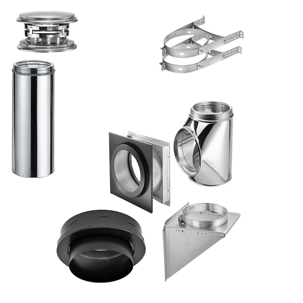 8'' DuraTech Thru-the-Wall Kit - DT830-KIT