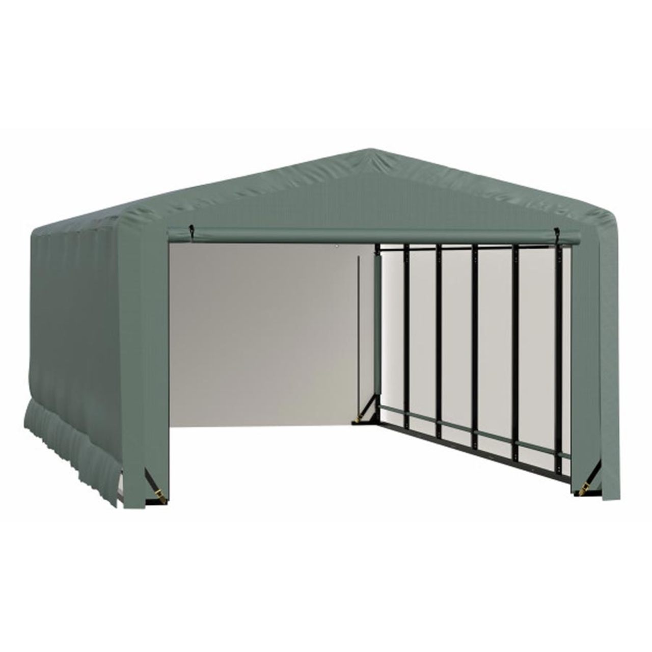 ShelterTube 12' x 23' x 8' Wind & Snow-Load Rated Garage - Green
