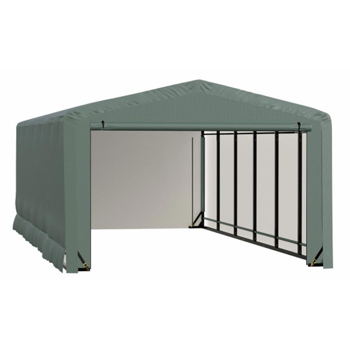 ShelterTube 12' x 23' x 8' Wind & Snow-Load Rated Garage - Green