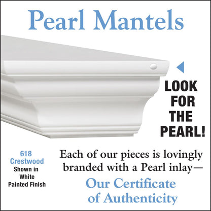 60" Crestwood Contractors Fireplace Shelf by Pearl Mantels
