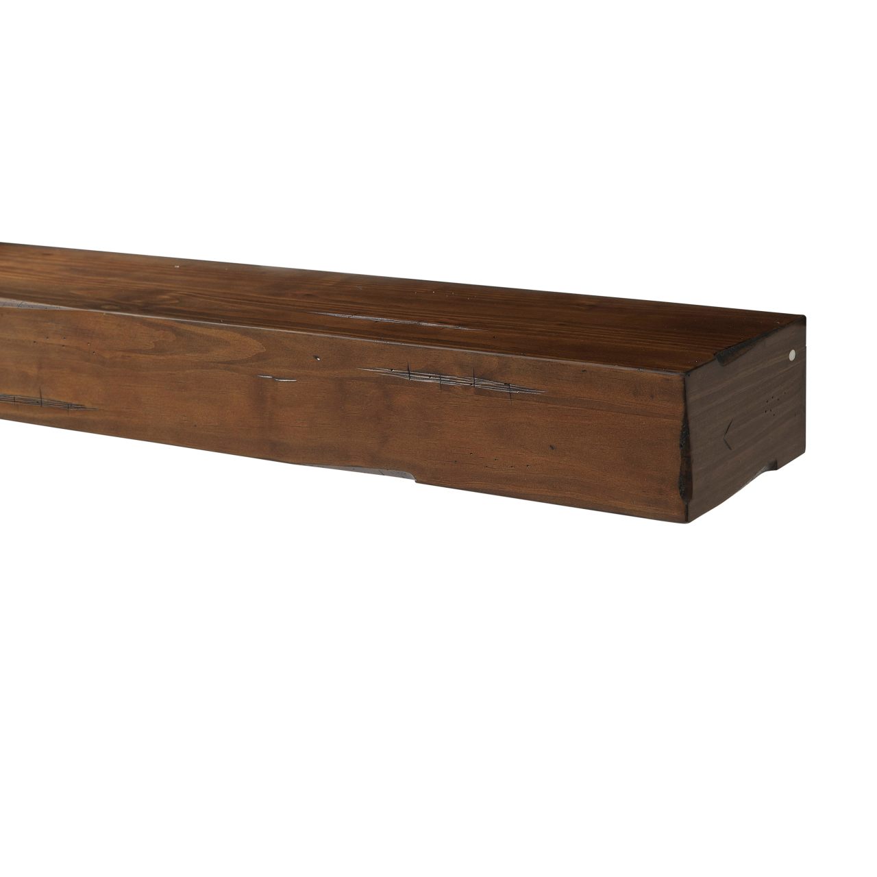 72" Shenandoah Fireplace Shelf by Pearl Mantels - Cherry Distressed Finish