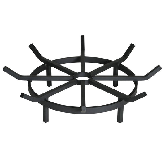 Heavy Duty Wagon Wheel Outdoor Fire Pit Grate- 20 " Diameter