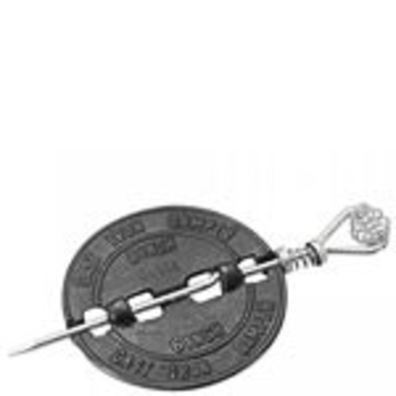 6" Cast-Iron Stovepipe Damper