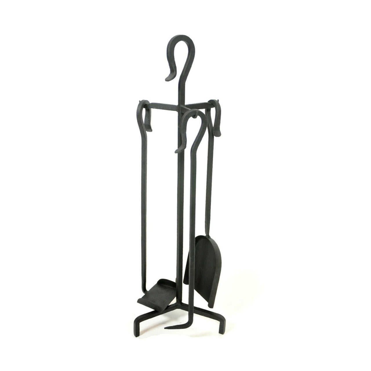 4 Piece Mini Fireplace Tools - Black