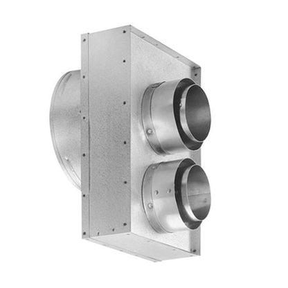 4" x 6 5/8" DirectVent Pro Co-Axial to Co-Linear Appliance Connector for Travis Stoves - 46DVA-TCL