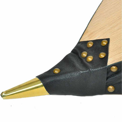 Johnny Beard Large Twin Valve Natural Oak Bellows
