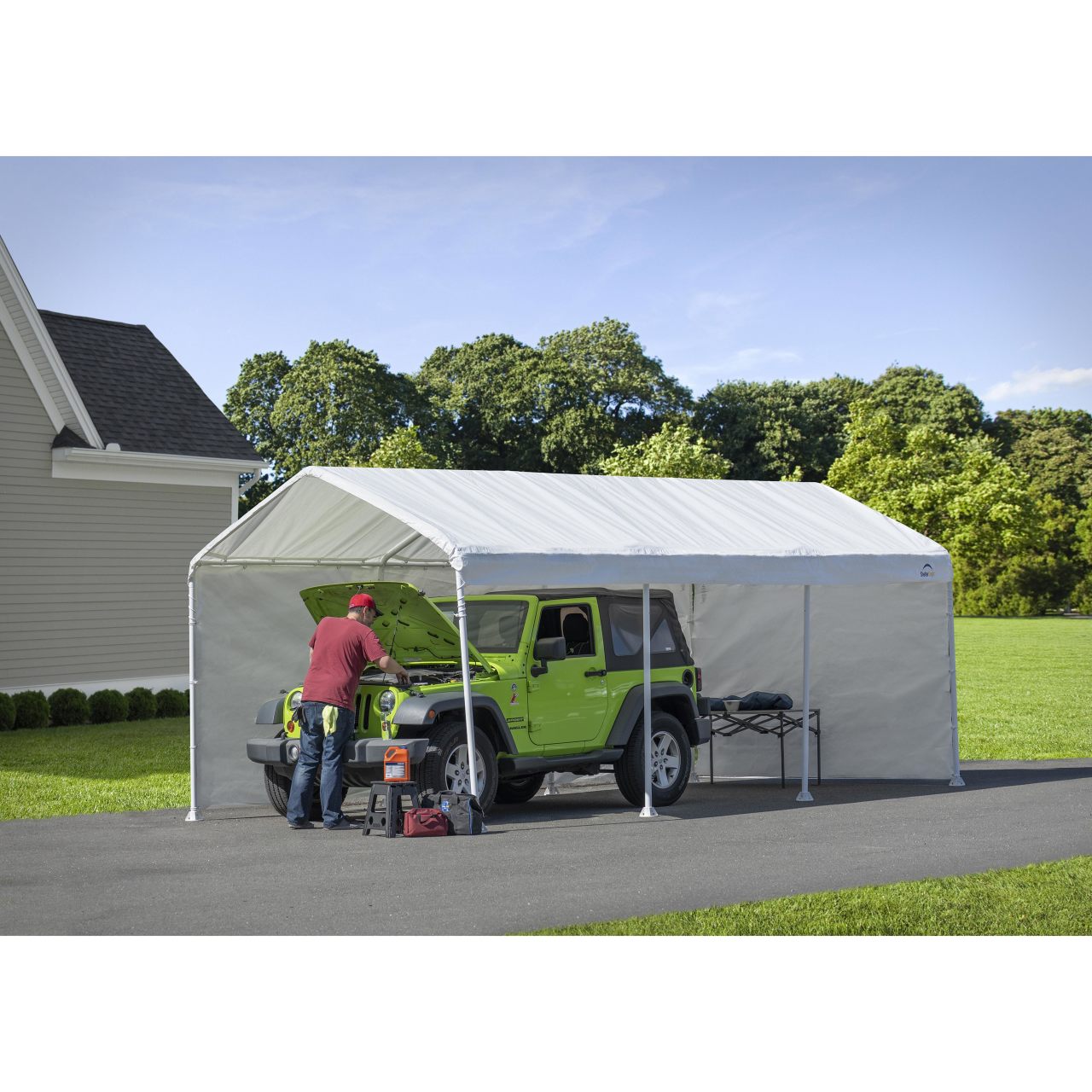 10' x 20' SuperMax 2-in-1 Canopy with Enclosure Kit