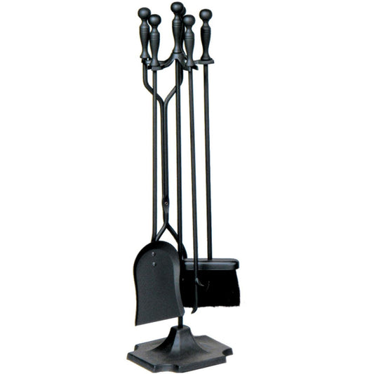 5-Piece Fire Tool Set with Ball Handles