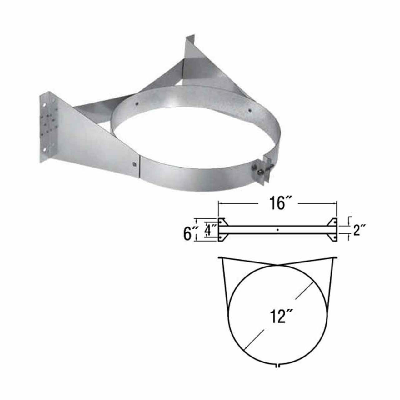 10" DuraTech Wall Strap - 10DT-WS