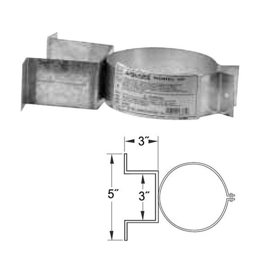 4" Selkirk VP Pellet Vent Pipe Wall Bracket/Support - 4VP-WB