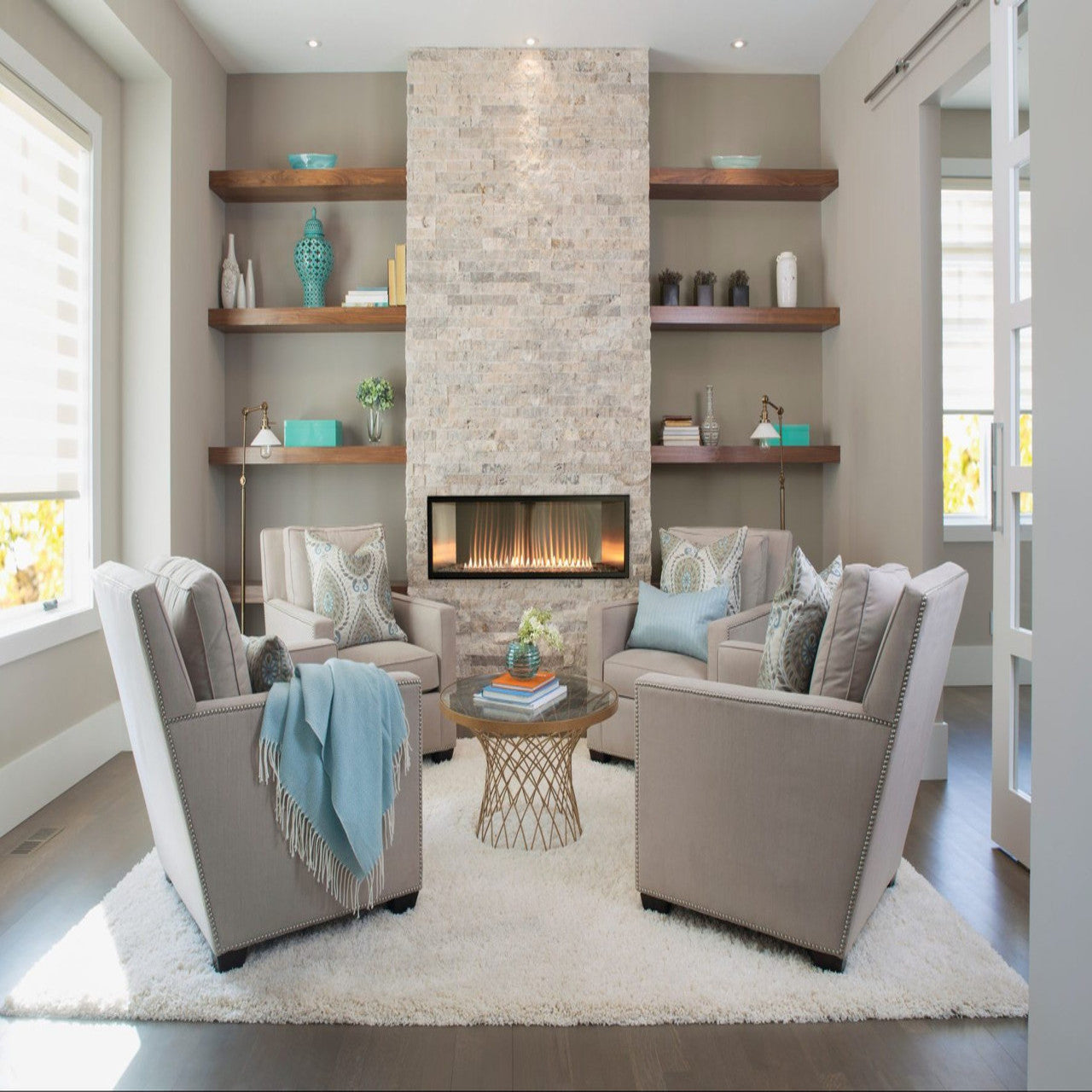 Empire 48" Boulevard Linear Fireplace - NG - VFLB48FP30N