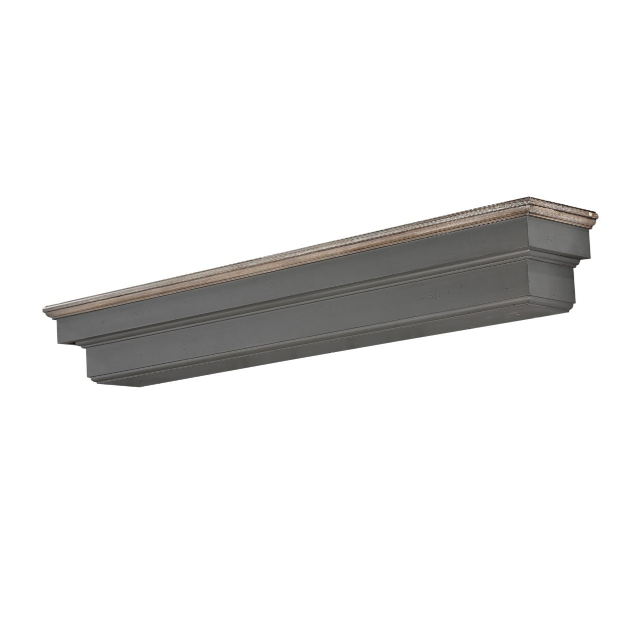 48" Hadley Fireplace Shelf by Pearl Mantels - Cottage Distressed Finish