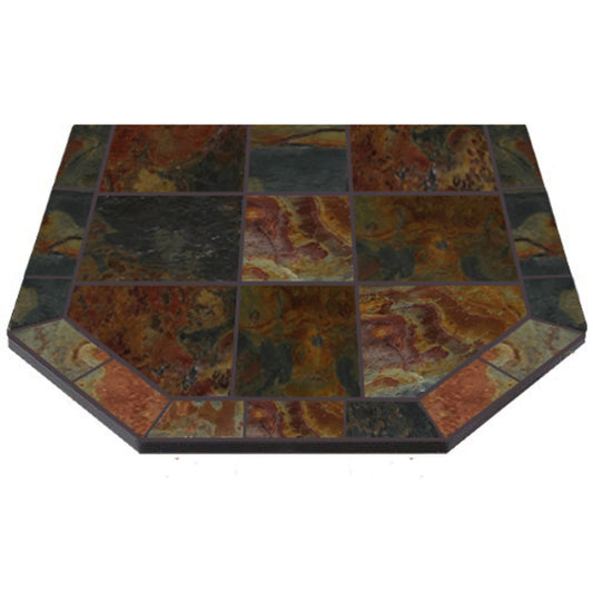 48" X 48" Double Cut Asian Slate American Panel Stove Board