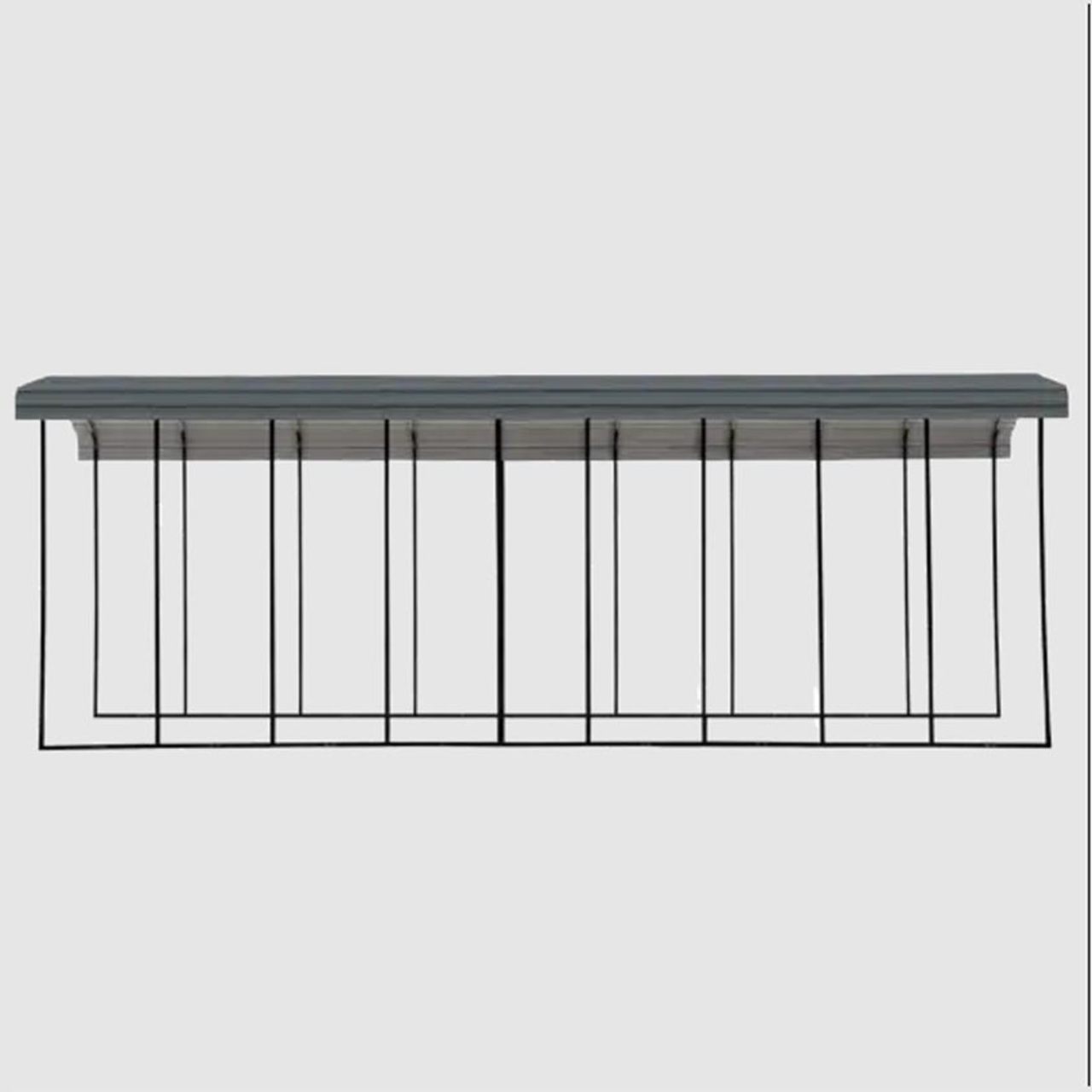 Arrow RV Carport 14 x 42 x 14 Ft. - Charcoal