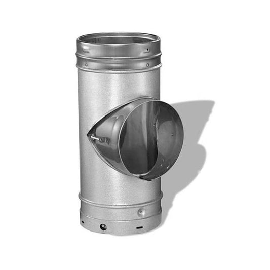 6" DuraLiner Round Tee with Round Branch with Cap - 6DLR-T