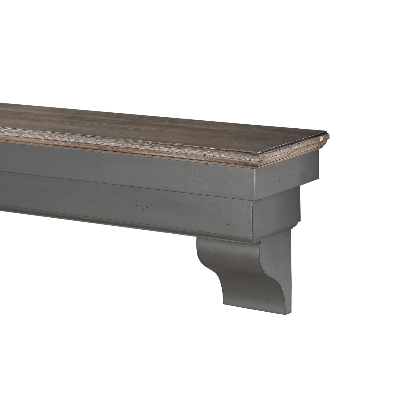 48" Hadley Fireplace Shelf by Pearl Mantels - Cottage Distressed Finish