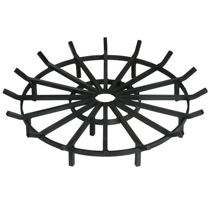 Super Heavy Duty Wagon Wheel Outdoor Fire Pit Grate- 40 inch Diameter