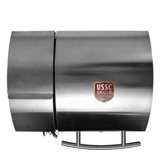 US Stove Stainless Steel Portable Tailgate Tabletop Wood Pellet Grill - USG295SS
