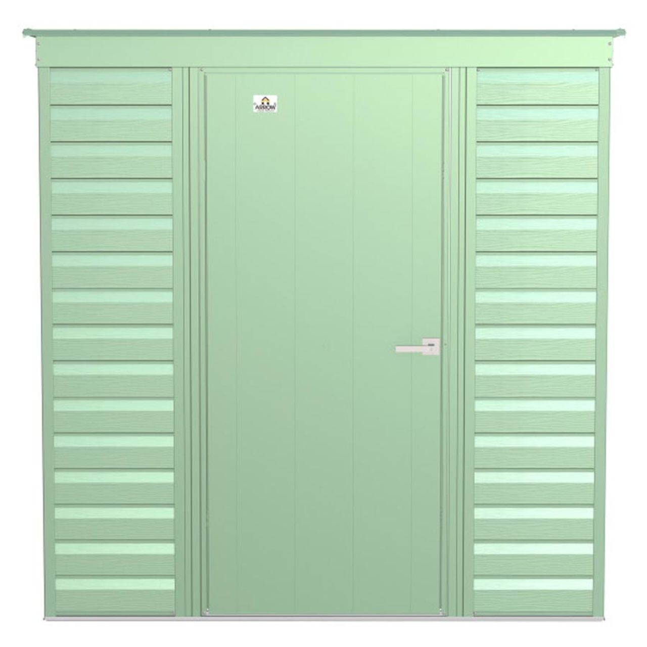 Arrow Select 6' x 4' Steel Storage Shed  -  Sage Green