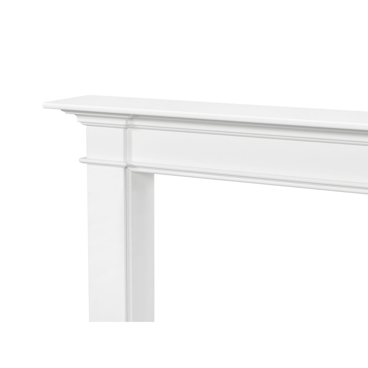 56" Radford MDF Fireplace Mantel by Pearl Mantels - White Paint Finish