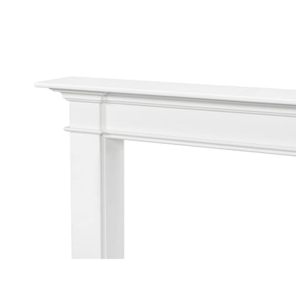 56" Radford MDF Fireplace Mantel by Pearl Mantels - White Paint Finish