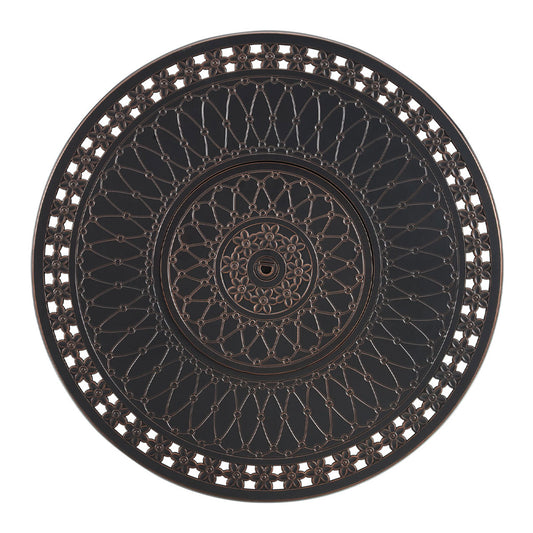 Columbia 34" Aluminum Round LPG Fire Pit