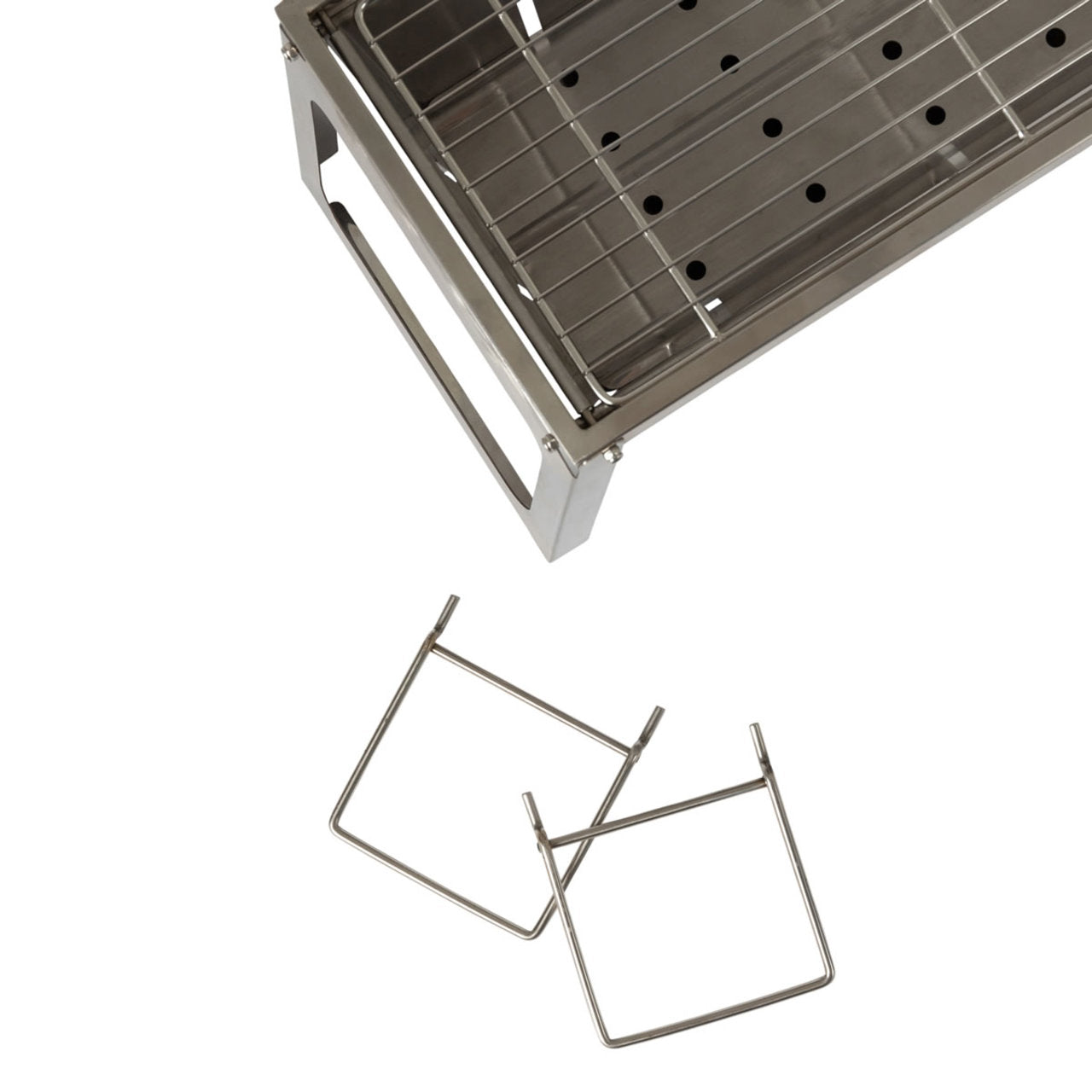 Fire Sense Stainless Steel Foldaway Charcoal Grill - 63724