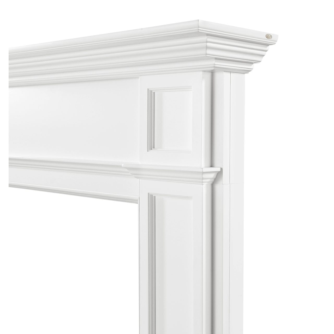 48" Marshall MDF Fireplace Mantel by Pearl Mantels - White Paint Finish
