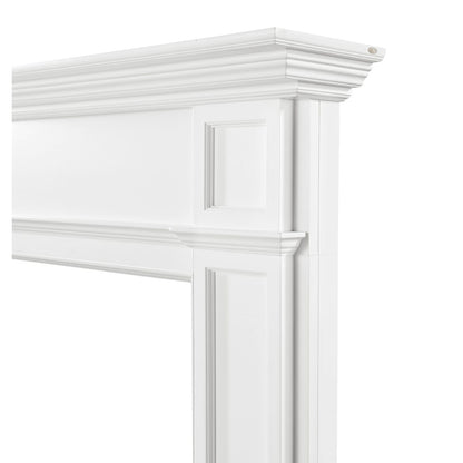 48" Marshall MDF Fireplace Mantel by Pearl Mantels - White Paint Finish