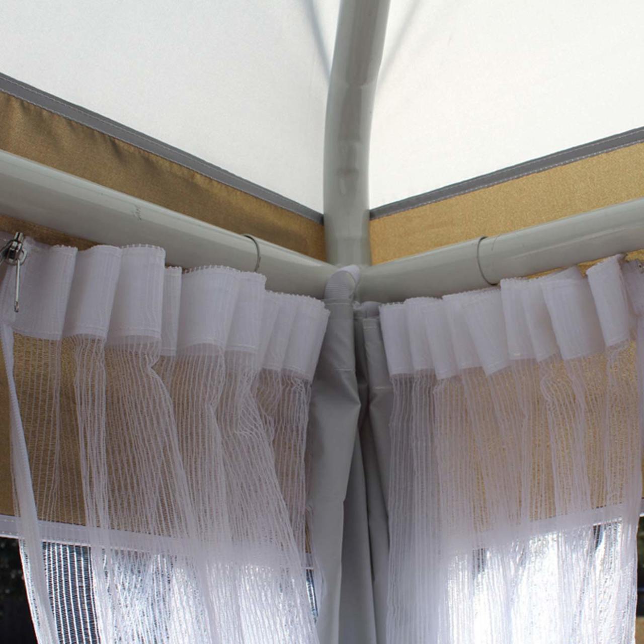 King Canopy  13' x 13' Caramel Creme Garden Canopy