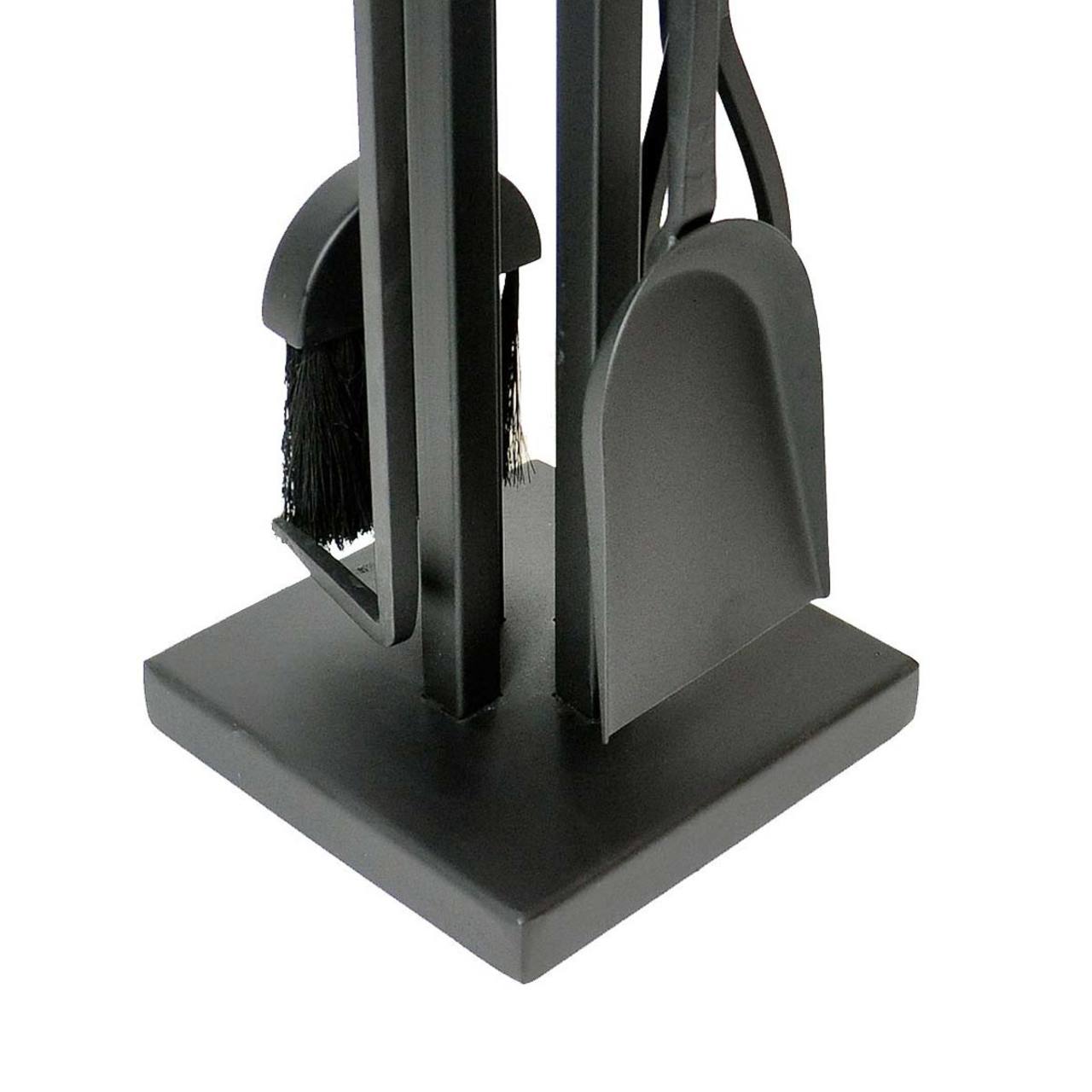 Pilgrim 5 Piece Matte Black Arts & Crafts Tool Set - Burnished Bronze Handles