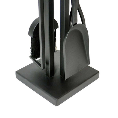 Pilgrim 5 Piece Matte Black Arts & Crafts Tool Set - Burnished Bronze Handles