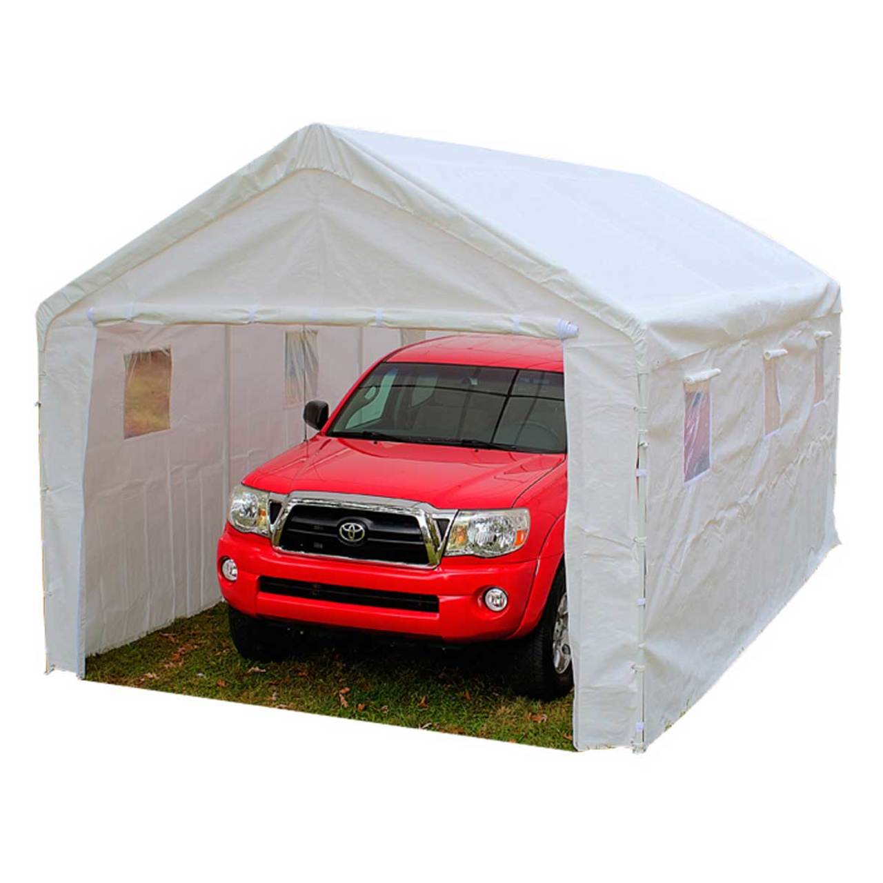 King Canopy 10' x 20' Universal Enclosed White Canopy - BJ2PC