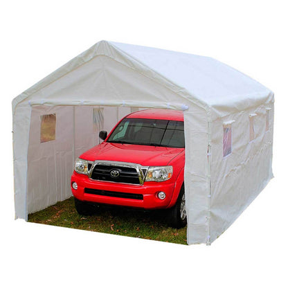 King Canopy 10' x 20' Universal Enclosed White Canopy - BJ2PC