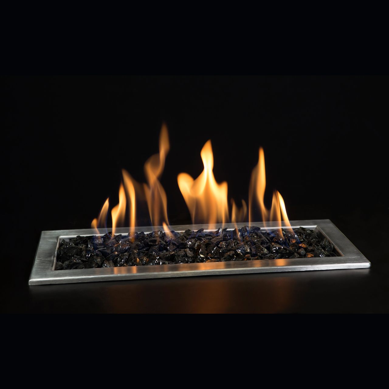 Grand Canyon Gas Logs Fire Glass 10 lbs. - Vesper (BLACK)