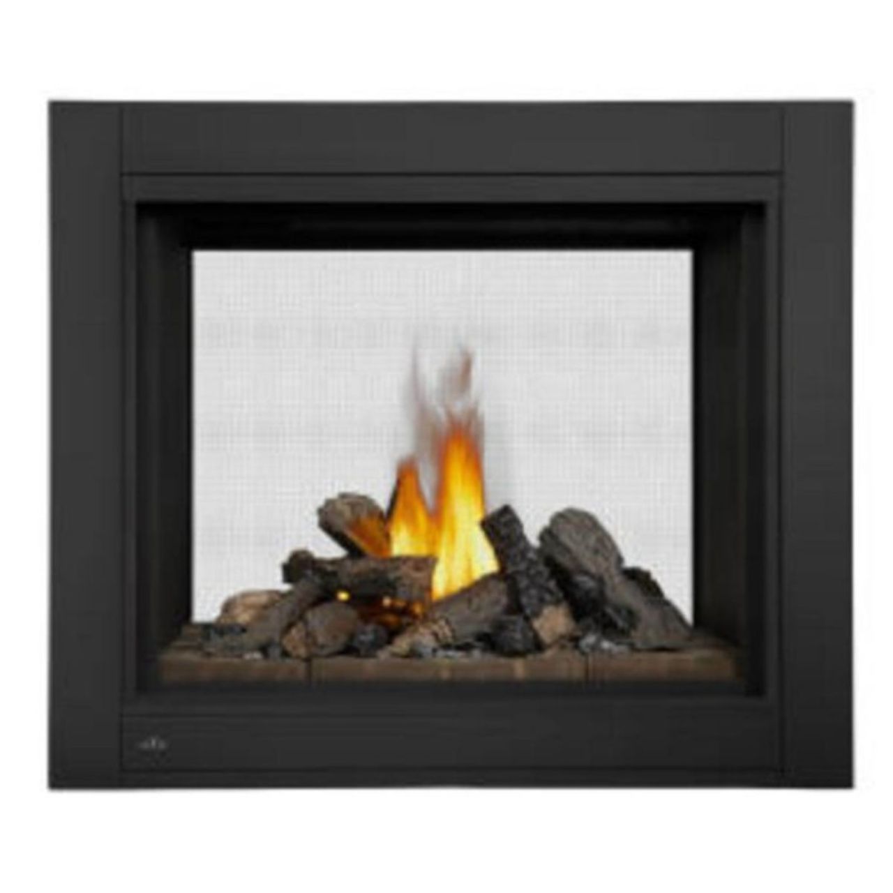 Napoleon Ascent See Through Direct Vent Natural Gas Fireplace with Log Set - BHD4STN