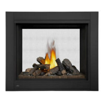 Napoleon Ascent See Through Direct Vent Natural Gas Fireplace with Log Set - BHD4STN