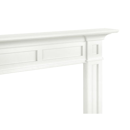 56" Jim MDF Fireplace Mantel by Pearl Mantels - White Paint Finish