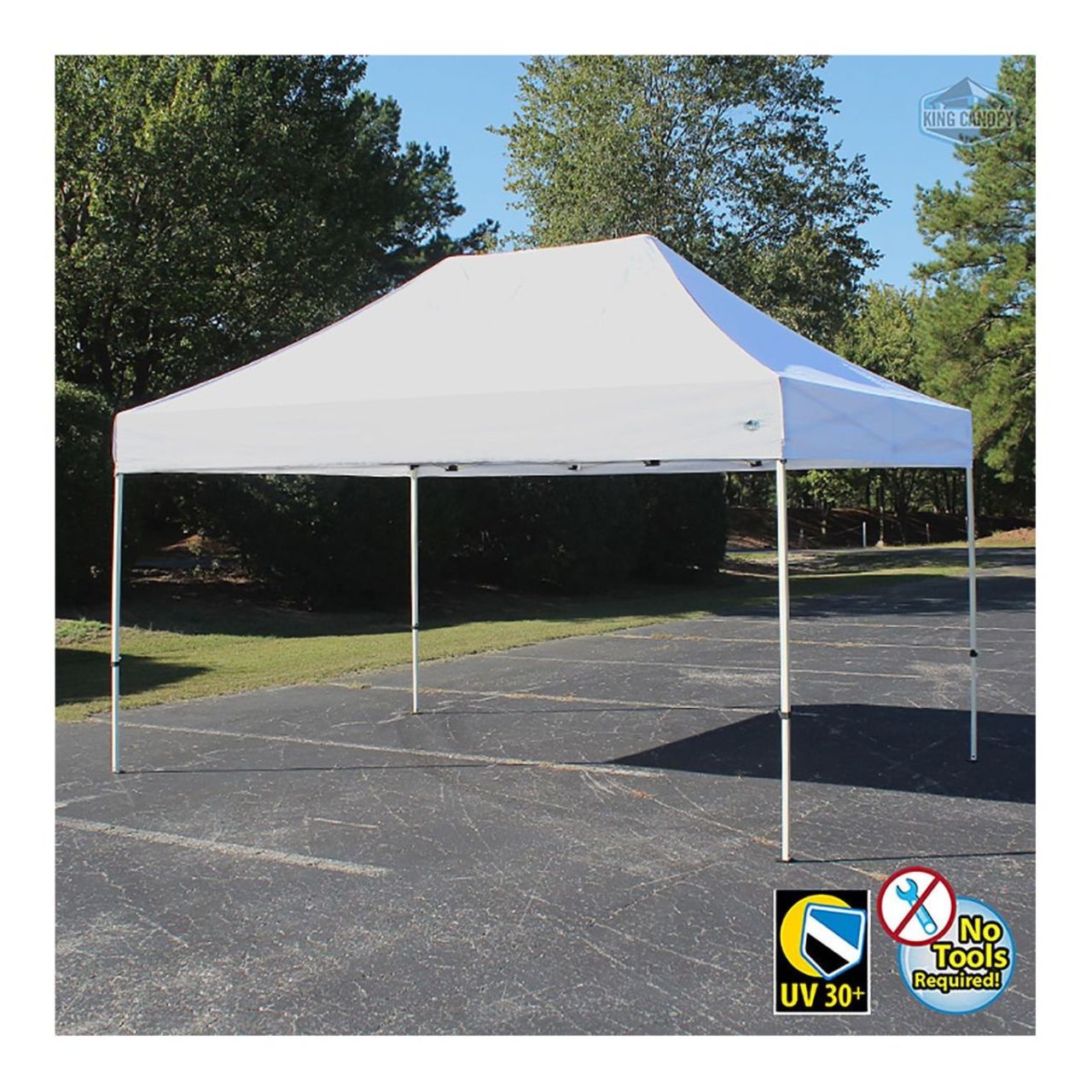 King Canopy  10' x 15' Tuff Tent Canopy - White