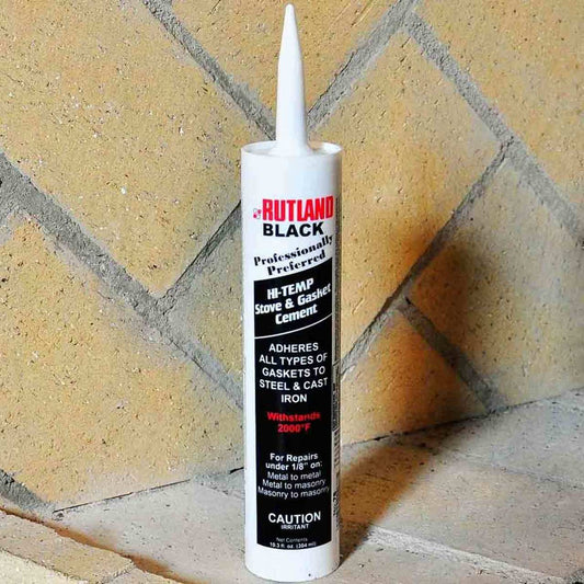 Black Stove Gasket Cement - Cartridge