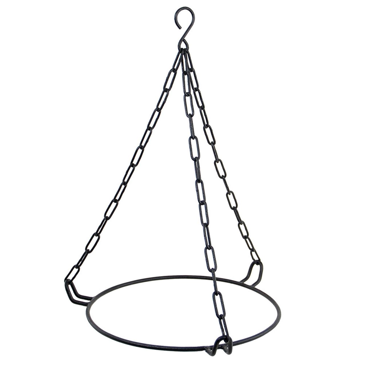Crackle Glass Hanging Birdbath- Teal